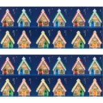 2013 Gingerbread Houses-USPS Forever Stamps（Booklet） - Image 2