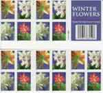 2014 Winter Flowers-USPS Forever Stamps（Booklet） - Image 2