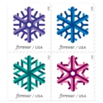2015 Geometric Snowflakes -USPS Forever Stamps（Booklet）