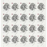 2015 Vintage Rose-USPS Forever Stamps（Sheet） - Image 2
