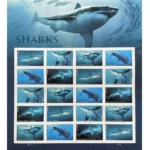 2017 Sharks-USPS Forever Stamps（Sheet） - Image 2