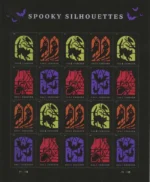 2019 Halloween-Spooky Silhouettes-USPS Forever Stamps（Sheet） - Image 2