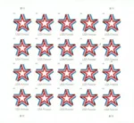 2019 Star Ribbon-USPS Forever Stamps（Sheet） - Image 2