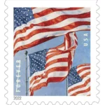 2022 US Flags -USPS Forever Stamps（Roll） - Image 2