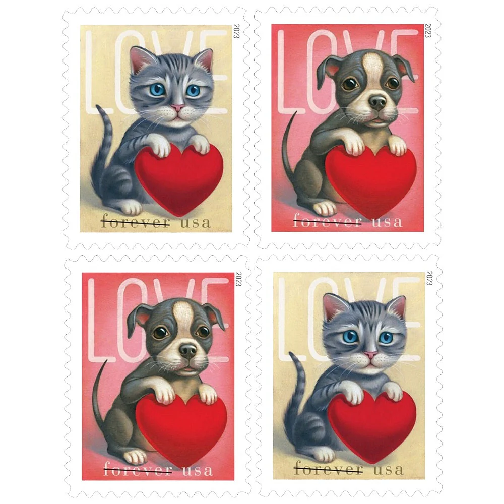 2023-love-usps-forever-stamps-authentic-postage-authstamps (1) 2023 LOVE-USPS Forever Stamps(Sheet) - Image 1