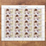 2024 Saul Bellow Literary Arts-Priority Mail Postage Stamps（Sheet） - Image 2