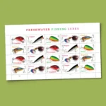 2025 Freshwater Fishing Lures-USPS Forever Stamps（Sheet）