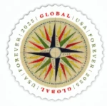 2025 Global:1794 Compass Rose-USPS Forever Stamps Sheet of 50