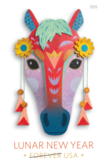 2026 Lunar New Year:Year of the Horse-USPS Forever Stamps（Sheet）