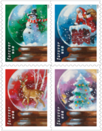2023 Snow Globes-USPS Forever Stamps（Booklet）