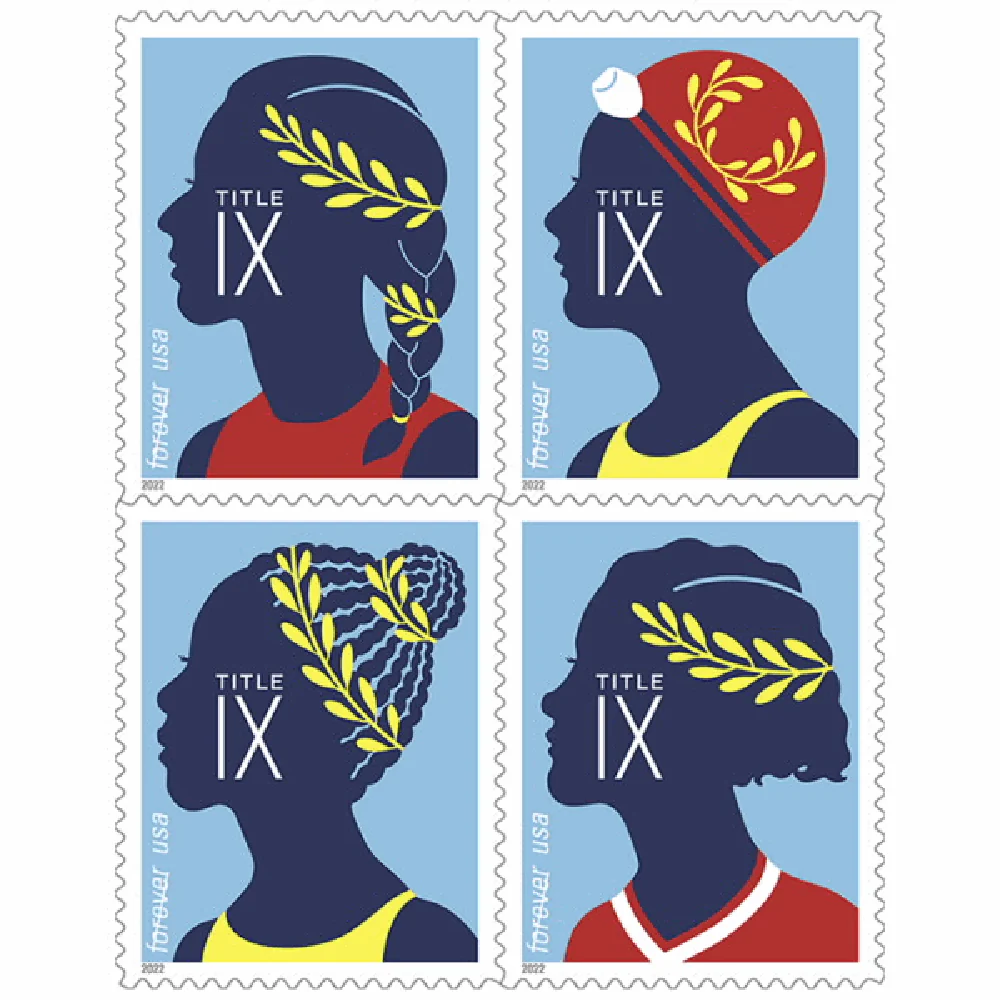 Title IX 2022- USPS Forever Stamps 2022 Title IX-USPS Forever Stamps(Sheet) - Image 1